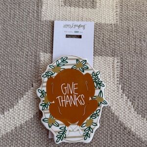 Give Thanks Decorative Happy Everything mini attachment. EUC!